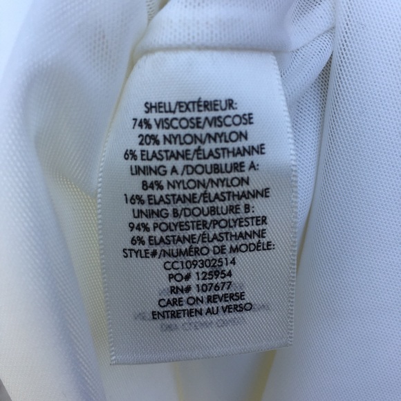 NWT Alice + Olivia Dorinda Off Shoulder Long Sleeve Knit Midi Dress White 6 - Picture 15 of 16